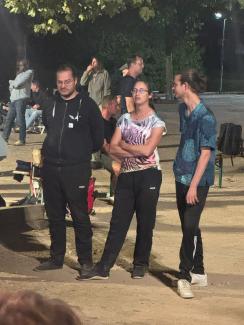 Christian Birk, Lisa Bischoff und Jorik