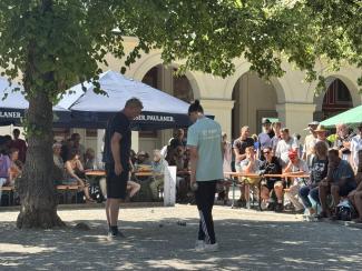 Szene aus dem Halbfinale