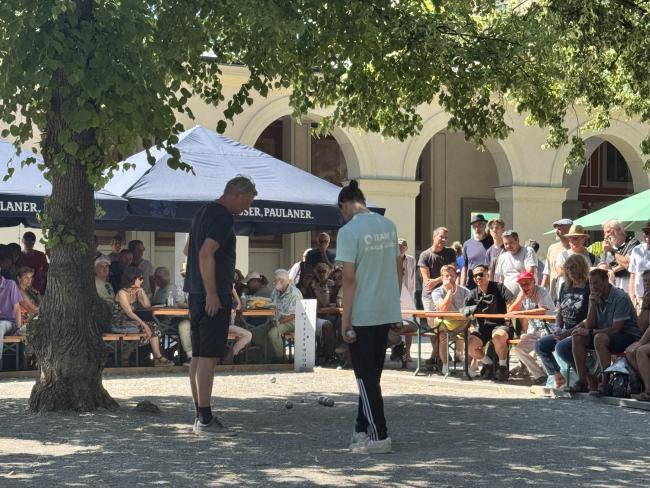Szene aus dem Halbfinale
