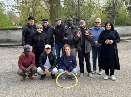 Gruppenbild mit Kreis
